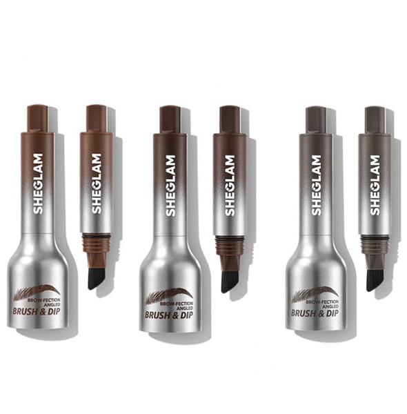 هاشور ابرو شیگلم 8 رنگ متنوع SHEGLAM Brow-Fection Angled Brush & Dip