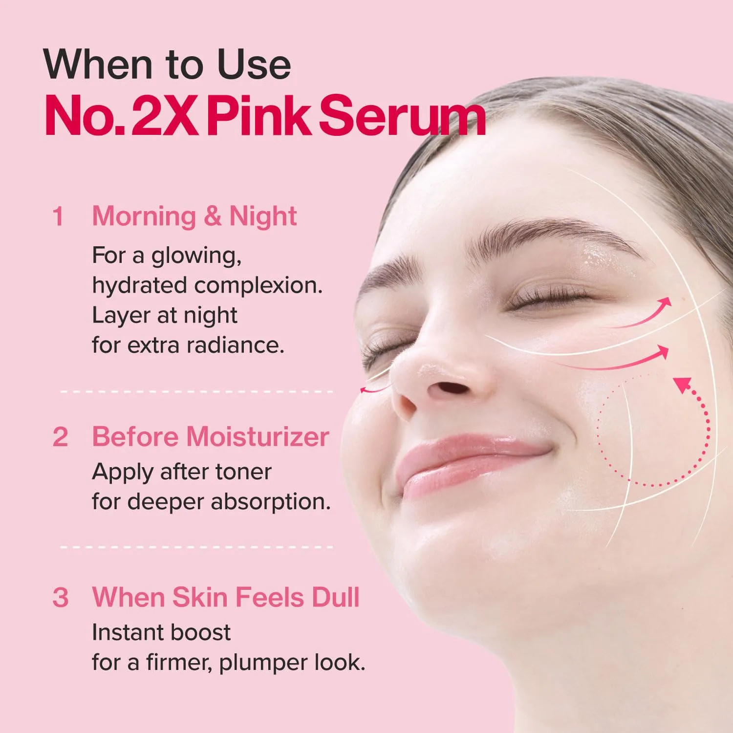 سرم PDRN رز کلاژن 2x شماره 2 نامبوزین حجم دهنده و جوانساز پوست NUMBUZIN No. 2 Rose PDRN Collagen 2X Plumping Serum