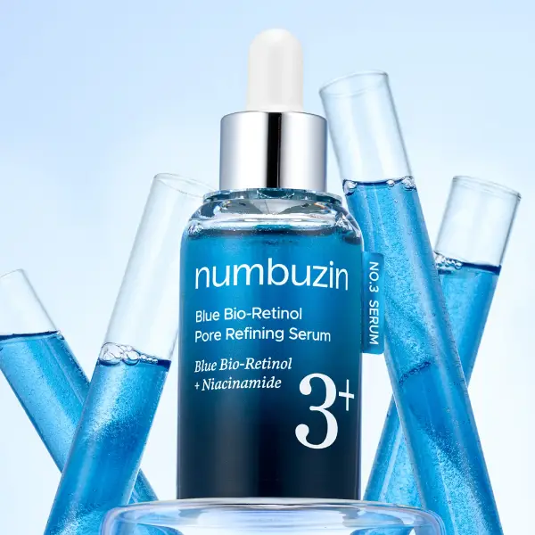 سرم کوچک کننده منافذ رتینول آبی شماره 3+ نامبوزین No.3 Blue Bio-Retinol Pore Refining Serum حجم 30 میل