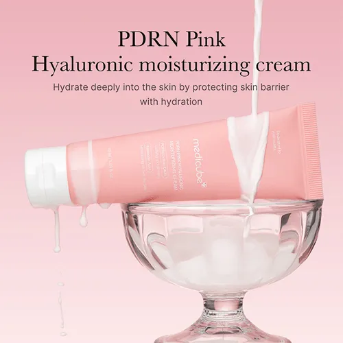 کرم مرطوب کننده هیالورونیک و PDRN مدی کیوب 50 میل Medicube PDRN Pink Hyaluronic Moisturizing Cream