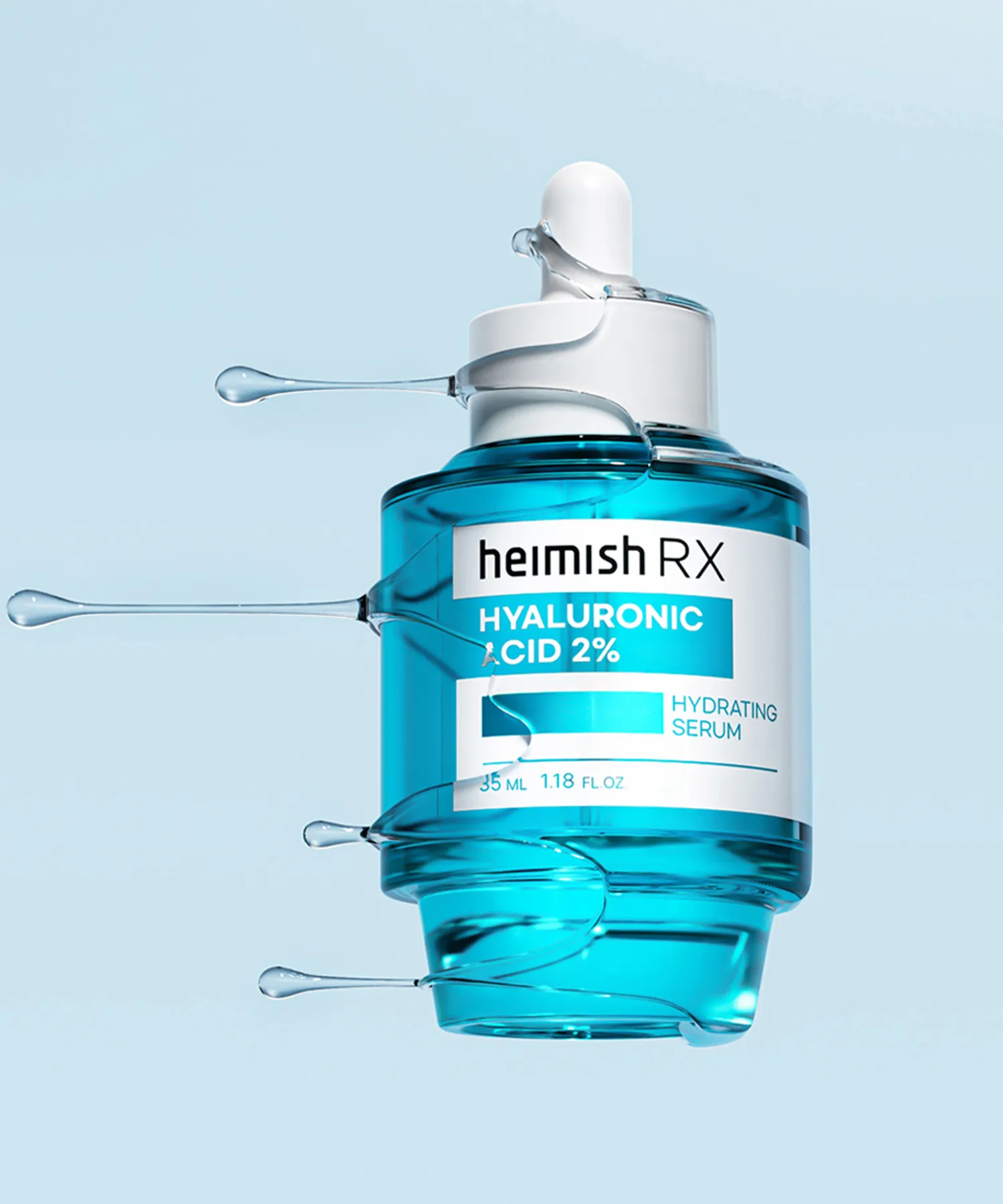 سرم آبرسان هیمیش حاوی 8 نوع هیالورونیک 35 میل Heimish RX HYALURONIC ACID 2% HYDRATING SERUM