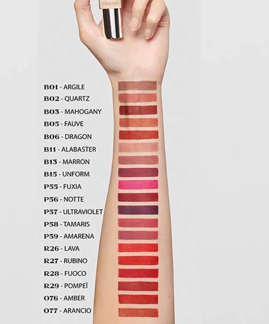 رژ لب جامد مات مونوکروم پرادا در رنگ بندی Monochrome Hyper Matte Lipstick – Prada