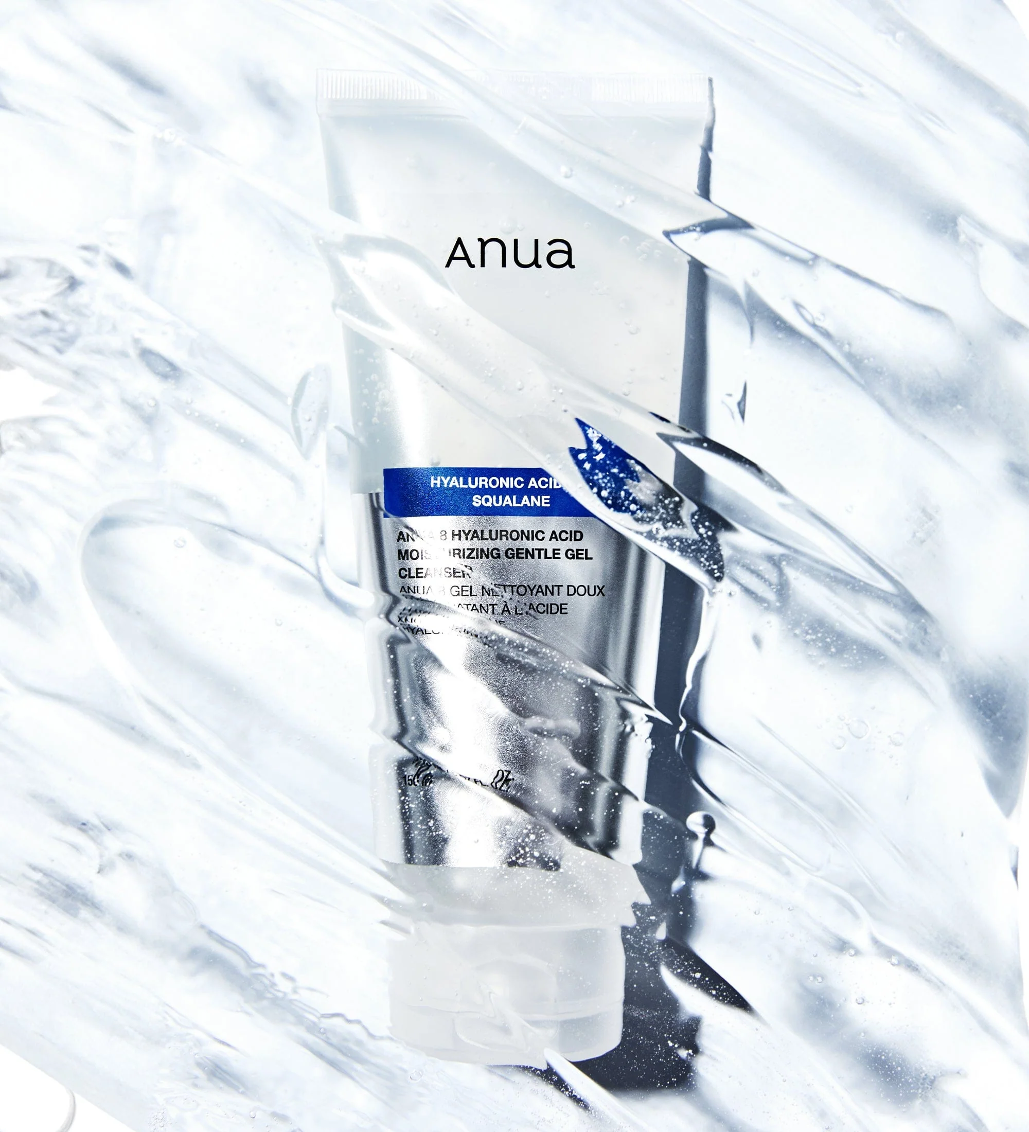 ژل پاک‌کننده ملایم مرطوب‌کننده و هیالورونیک اسید آنوا Anua 8 Hyaluronic Acid Moisturizing Gentle Gel Cleanser 150 ml