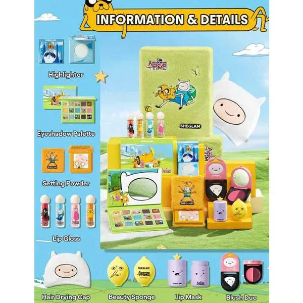 کالکشن ادونچر تایم شیگلم – Adventure Time SHEGLAM