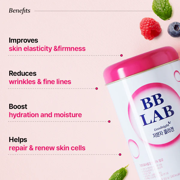 پودر کلاژن ریز مولکول گود نایت بی بی لب (صورتی) BB LAB Good Night Low Molecular Collagen