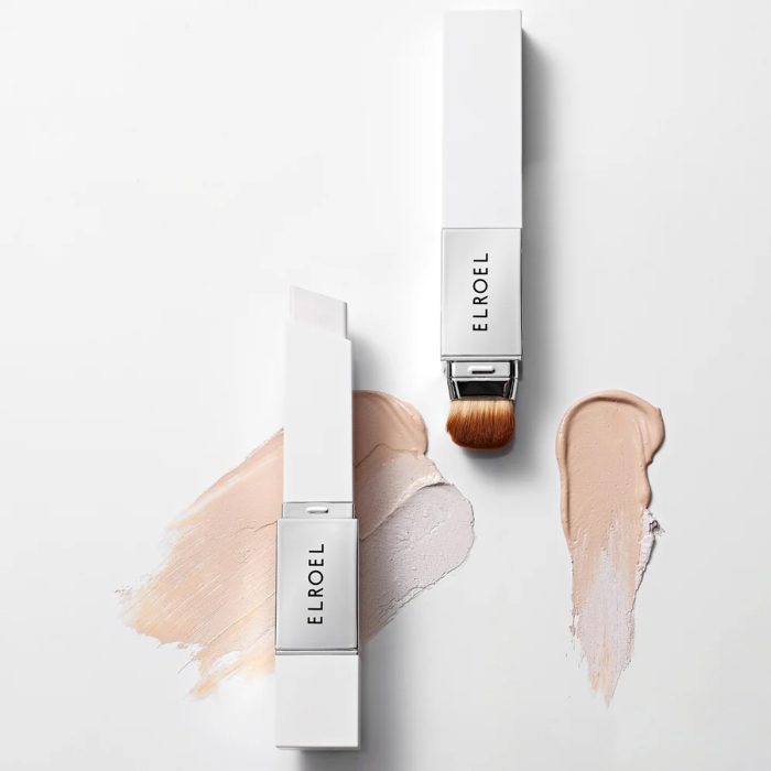 کرم پودر استیک چندکاره الروال در رنگ بندی ELROEL BLANC COVER CREAM STICK