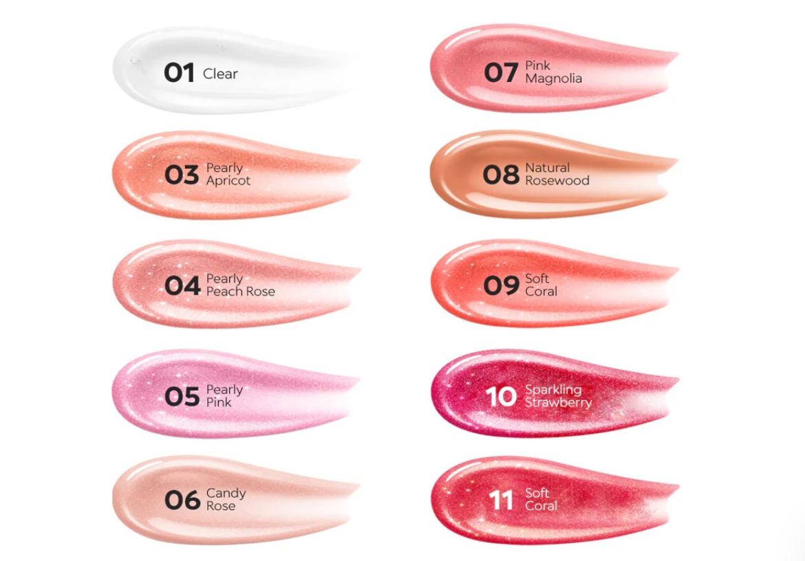 لیپ گلاس هیدرا سه بعدی کیکو در رنگ بندی 3d hydra lip gloss kiko