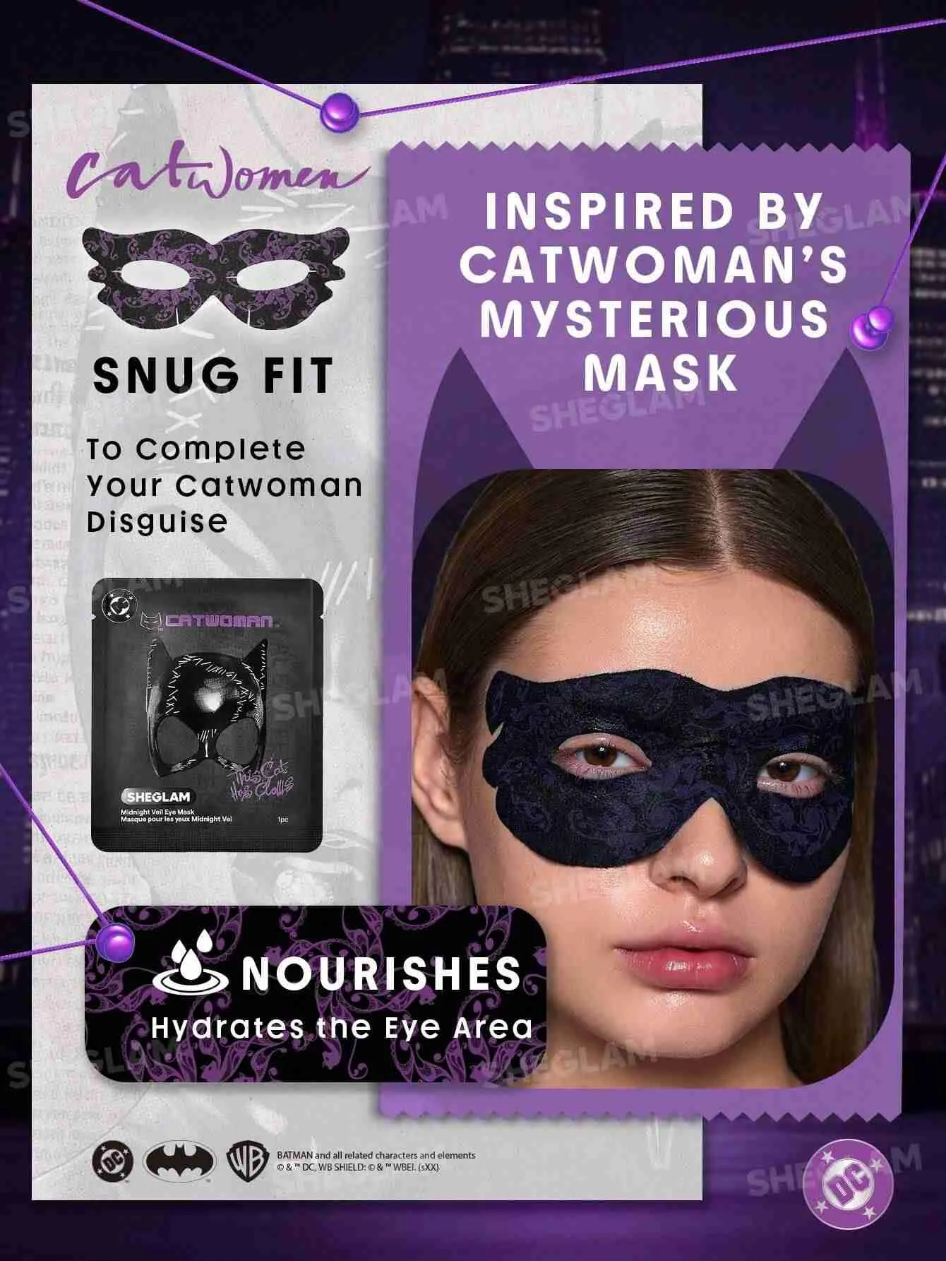 کالکشن کت وومن (CatWoman) شیگلم CATWOMAN™ | SHEGLAM Full Collection Set