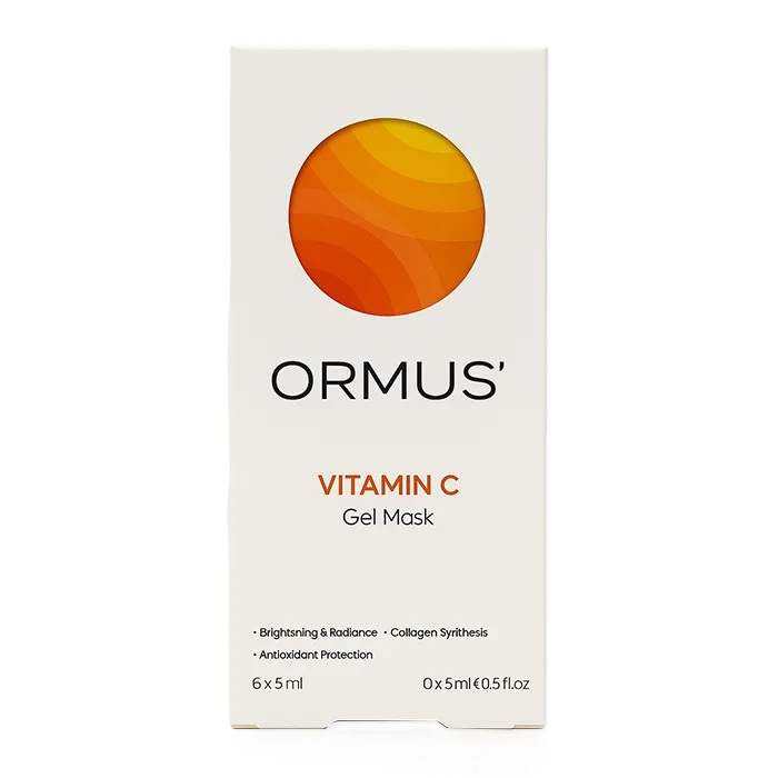 ژل ماسک روشن کننده ویتامین سی اورموس 6 عددی Ormus Vitamin C Gel Mask