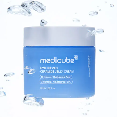 ژل کرم هیالورونیک اسید و سراماید مدی کیوب 50 میل Medicube Hyaluronic Ceramide Jelly Cream