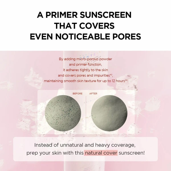 ضدآفتاب مات کننده و کنترل منافذ سنتلا اسکین 1004 حجم 50 میل SKIN1004 Centella Poremizing Velvet Finish Sunscreen