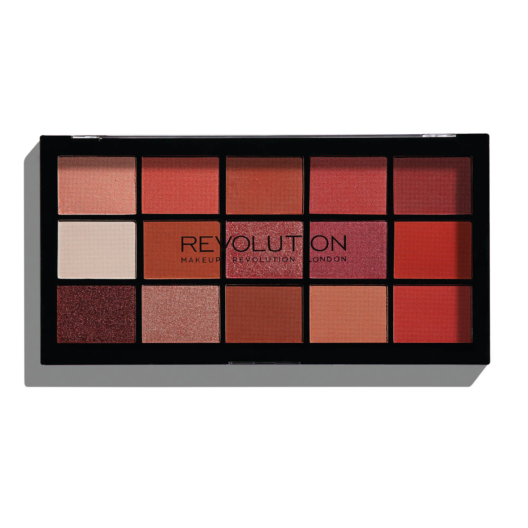 پالت سایه 15 رنگ رولوشن مدل newtrals 2 revolution makeup revolution london eyeshadow reloaded newtrals 2