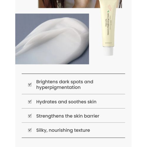 کرم ترانگزامیک اسید 2.5% اکسیس وای ضدلک و روشن کننده پوست حجم 50 میل AXIS-Y TXA 2.5% Intensive Brightening Cream