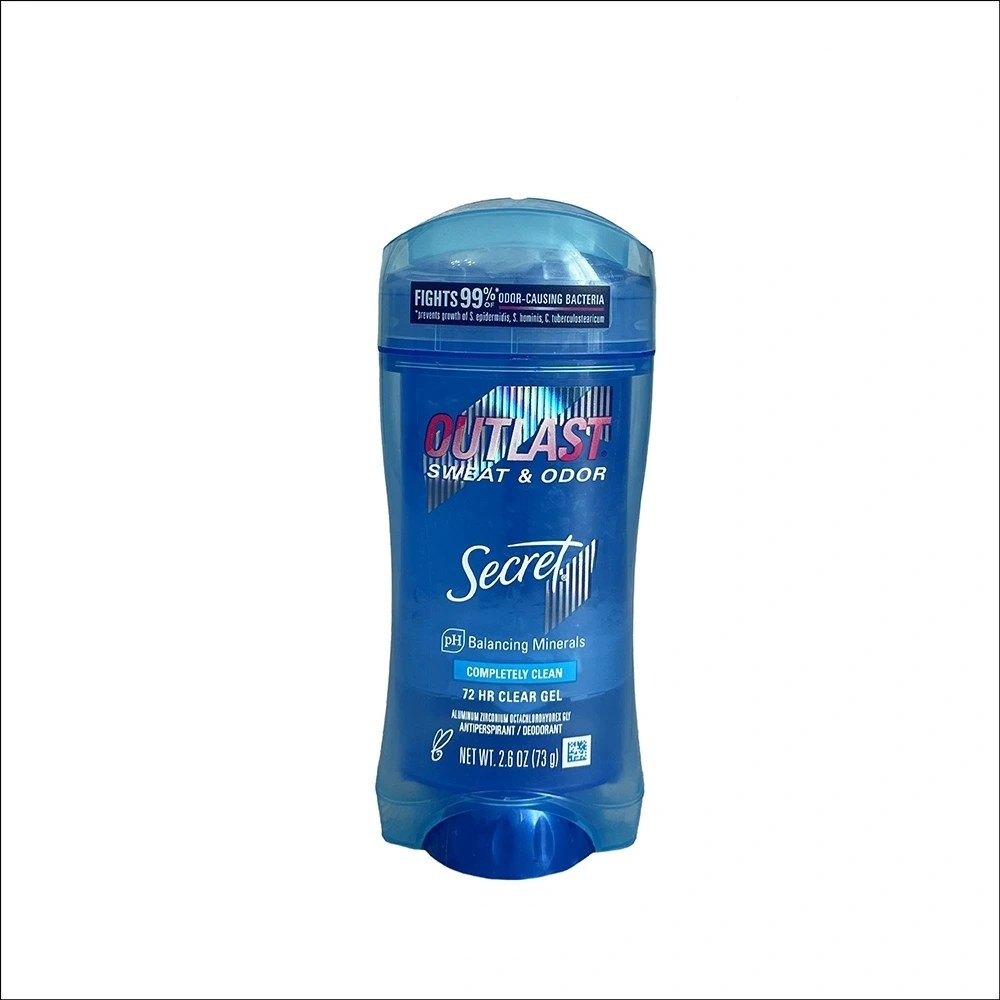 مام ژله ای سکرت مدل Completely Clean حجم 73g – ماندگاری 72 ساعته Secret Outlast