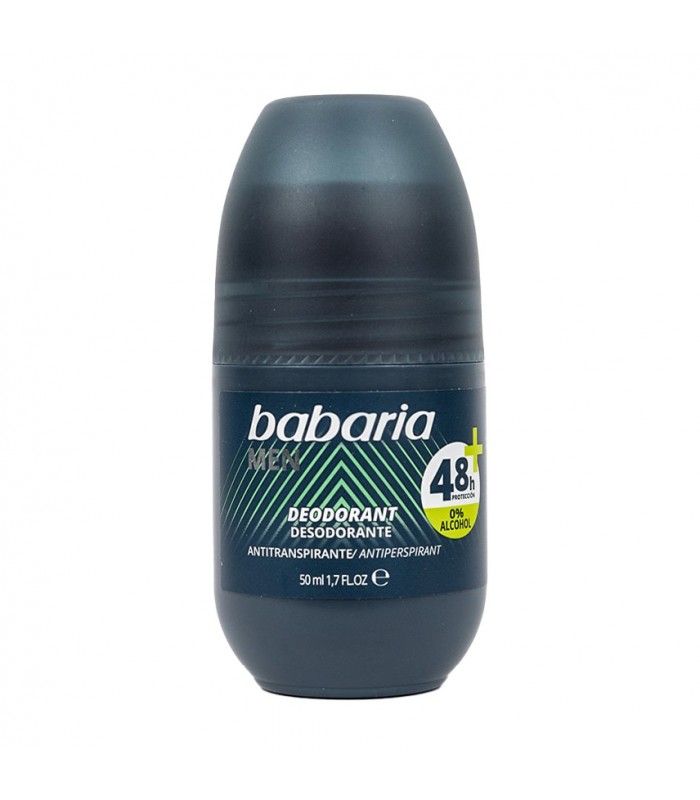 باباریا مام رول CERO MEN مشکی حجم 50 میل – ماندگاری 48 ساعته babaria