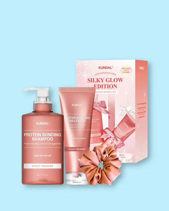 ست شامپو و ماسک مو پروتئین کوندال احیا و بازسازی مو آسیب دیده KUNDAL Protein Bonding Shampoo and Conditioner Set