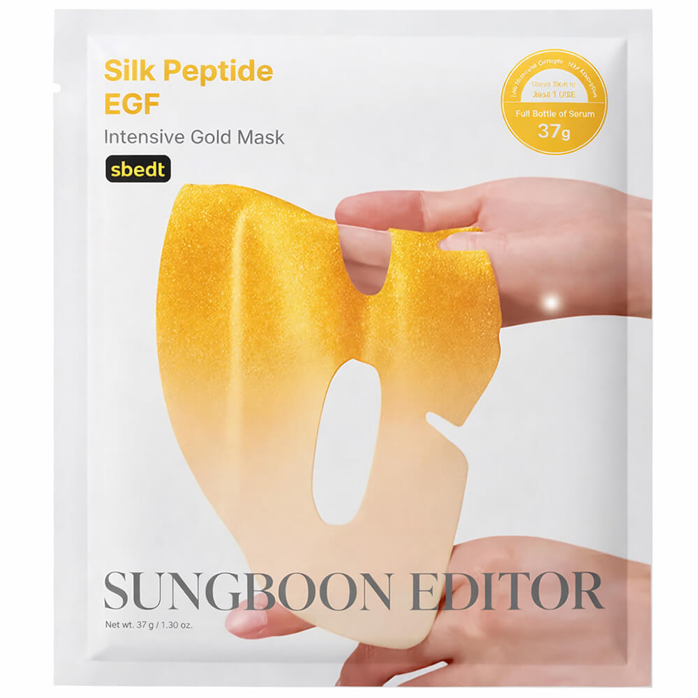 ماسک هیدروژل طلای فشرده سانگ بون ( 4ورق) Sungbon Silk Peptide EGF