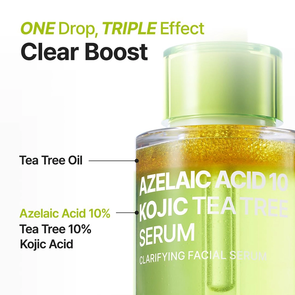 سرم آزلائیک اسید 10 درصد کوجیک اسید و تی تری پوریتو ضد لک و جوش حجم 30 میل Purito Azelaic Acid 10 Kojic Tea Tree Serum