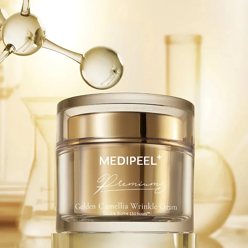 کرم ضدچروک و جوانساز گلدن کاملیا مدی پیل حجم 50 میل Medi-Peel Premium Golden Camellia Wrinkle Cream
