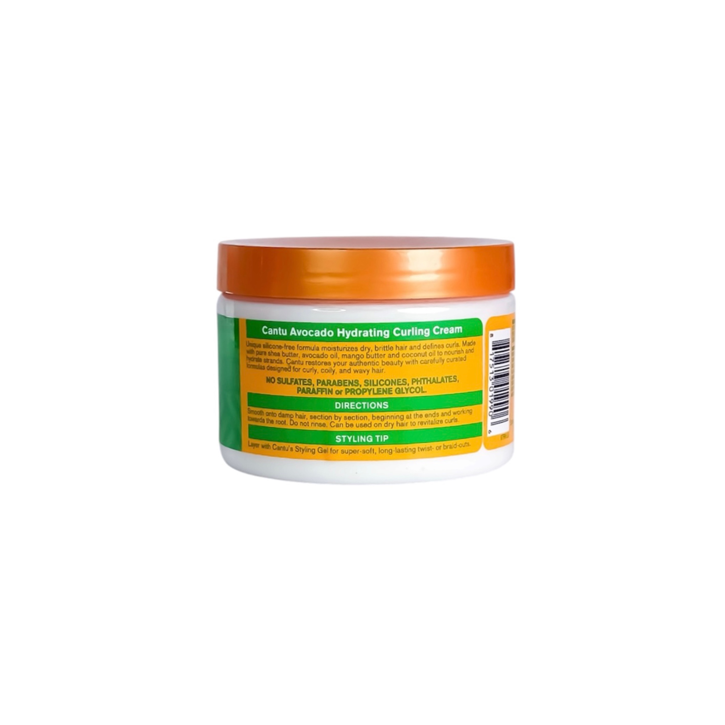 کرم حالت دهنده و آبرسان مو فر کنتو مدل آواکادو حجم 340 گرم Cantu Avocado Hydrating Curling Cream