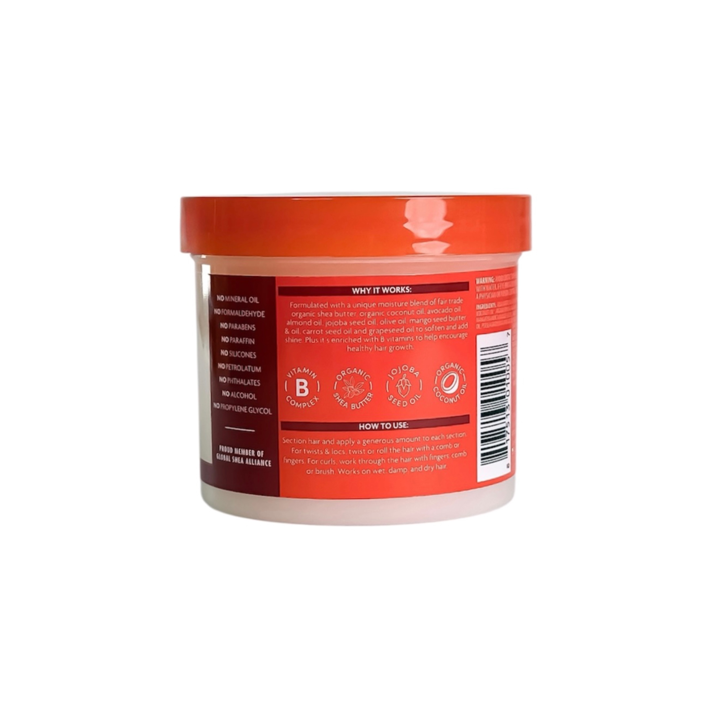 ژل حالت دهنده مو کنتو مدل شی باتر حجم 369 گرم Cantu Shea Butter Moisturizing Twist, Loc & Curl Gel