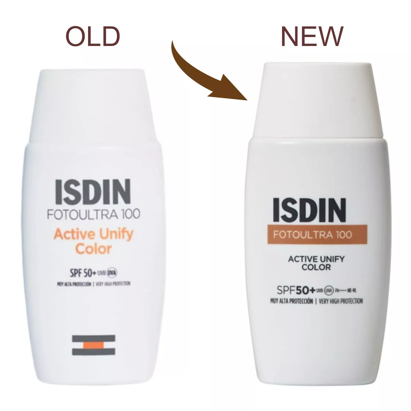 ضد آفتاب اکتیو یونیفای ایزدین رنگی 50 میل Active Unify ضد لک SPF 50