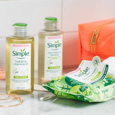 پاک کننده آرایش چشم سیمپل Simple Eye Makeup Remover125میل